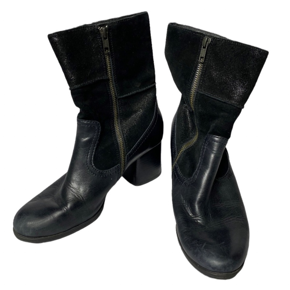Women’s Born Black Leather Boots Size 9M
